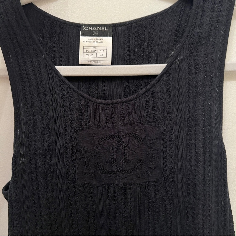 AUTHENTIC VINTAGE CHANEL TANK TOP! 2004